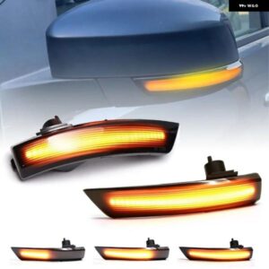 フォード フォーカス MK2/MK3/MK3.5 2008-2018 モンデオ MK4 2011-2014 LED サイドミラー ランプ アンバー サイド リアビュー ダイナミック