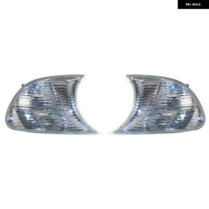 クリアマーカーシグナルウィンカーコーナー パーキング ライトランプ - BMW E46 3シリーズクーペ 1999-2001 63126904307 63126904308