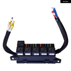 ヒューズリレー ボックス 配線済みヒューズ リレー ボックス 6リレーと11ウェイATC/ATOリレーヒューズ ボックス 付き 自動車 船舶