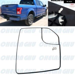 右側ヒーター付きバックミラー ガラス フォード F150 2015 - 20 カーアクセサリー FL3Z17K707A