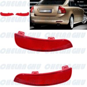 ボルボ S40/V50 2008 - 15 1ペア リア バンパー リフレクター カーアクセサリー 30763345 30763346