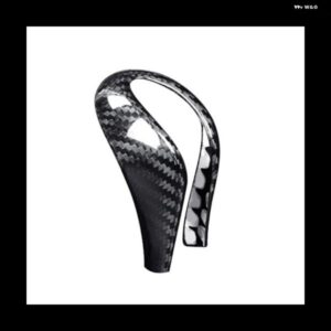 カーボン 車用ギアノブカバー トリム ギア シフト レバー ノブ ステッカー インフィニティ Q50 2014 2015 2016