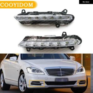 車用LED DRL フォグランプ デイタイム ランニングライト メルセデス ベンツ S クラス W221 C250 C300 C350 CL550 AMG CLS550 R350 085 2009-2013