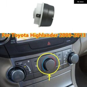 ミドル エアコン パネル コントロール スイッチノブ トヨタ ハイランダー 2009-2013