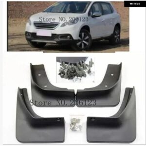 プジョー 2008 車用マッド フラップ スプラッシュガード 自動車用 マッドガード フェンダー 2011 2013 - 16 マッド フラップ アクセサリー