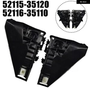 1ペア ブラック ABS フロント バンパー ブラケット トヨタ FJ クルーザー 2007-2014 4.0L OEMナンバー 52115-35120 52116-35110