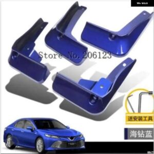 フロント+リアマッド フラップ マッドフェンダー マッドガード トリム トヨタ カムリ 2018 2019 8 8TH XV70 アクセサリー