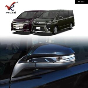 車用バックミラー カバー トリム ストリップ トヨタ ヴォクシー ノア 2017-2020 アクセサリー