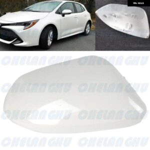 左側パールホワイト塗装リアミラー カバー キャップ ハウジング トヨタ カローラ2020 2021カーアクセサリー87945-52251-C2