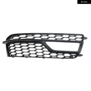 右車フロント バンパー メッシュ フォグランプ カバー ハニカム グリル カバー アウディ S5 A5 Sライン2013-2016