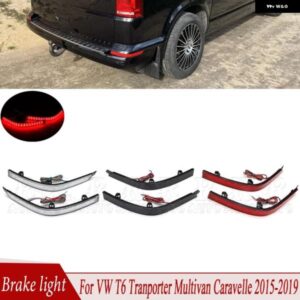 1ペア LEDテール バンパー リフレクター ライト VW T6 トランスポーター マルチバン カラベル 2015-2019 ブレーキライト リバース フォグランプ