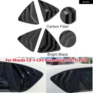 リアサイドウィンドウルーバーベントカバー シャッター パネル トリム マツダ CX-5 CX5 2013 - 22