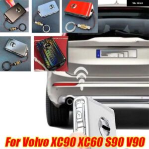 車用キーケースカバー リモートキーフォブ キー チェーン ボルボ XC90 XC60 S90 V90 CX40 S60