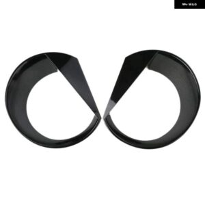 アングリーアイズ フロント ヘッドライト ベゼル トリム カバー ジープ レネゲード 2015 - 18 ブラック