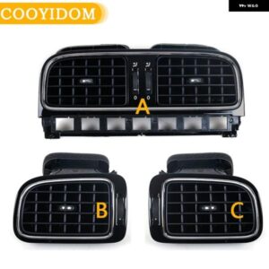 車用 ブライトブラック センター ダッシュボード VW ポロ 2011 2012 2013 6RD819728 6RD819703 6RD819704 AC エア アウトレット クロームベント