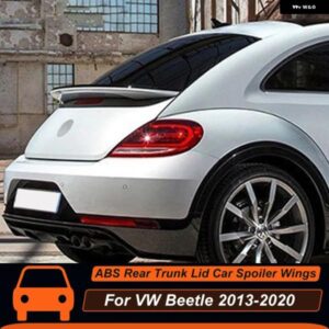 リア トランク リッドカースポイラー ウィング フォルクスワーゲン ビートル2013 14 15 16 17 18 19 20 ABSブラックカーボン塗装色アクセサリーパーツ