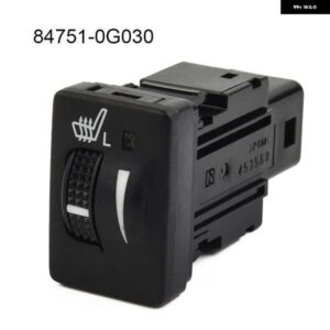 2PCS ヒータースイッチ カーアクセサリー トヨタ レイズ 10-17 左シート 84751-0G030 ブラック 84751-0P050 84751-0G040 84751-0P060