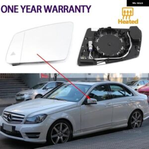 メルセデス ベンツ A B C E GLA CLA CLS W176 W246 W212 W204 W221 W218 左 右サイドウィング ブラインド スポット付きヒーター付きミラー ガラス