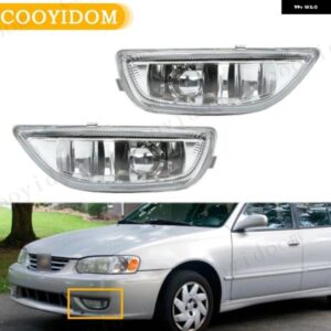 フロントドライビングランプ フォグランプ クリアレンズ 8122002030 8121002040 トヨタ カローラ2001 2002 フォグランプ ドライビングライト 車