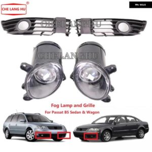 VW パサート B5 W8 2001 - 05 カー スタイリング フロント フォグランプ フォグランプ 電球 と グリル なし