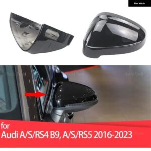 カーボンルック バックミラー キャップ サイドミラー カバー アウディ A4 B9 QUATTRO SLINE A5 S5 RS5 SPORTBACK サイドアシスト