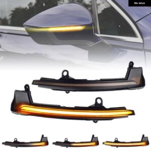 シートアテカ キュプラ タラッコ スモークレンズ LEDサイドミラー ランプ アンバー サイドバックビュー ダイナミックウィンカー ライト 2個