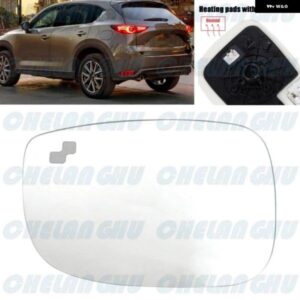 ワイヤーなし バックミラー ガラス マツダ CX-5 2017 - 20 ヨーロッパ バージョン 左側加熱 ブラインド スポットガラス
