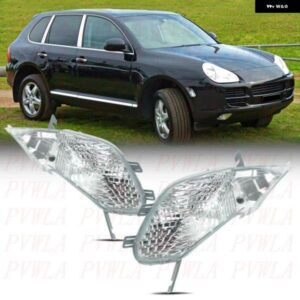 ポルシェ カイエン 2003 - 06 車 フロント バンパー ウィンカー サイドライト ランプ インジケーター 95563103301 95563103400