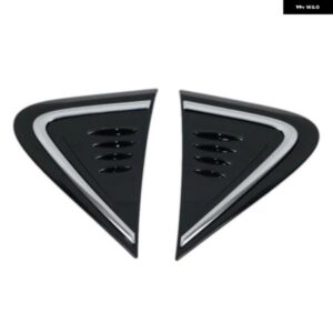 2個 車用サイドウィング エアフローフェンダー グリル 吸気口 トリム トヨタ CHR C-HR 2016-2018