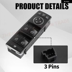 フロント左パワー コントロール ウィンドウスイッチ メルセデス ベンツ W212 E クラス W204 C クラス 207 C117 G500 G550 A2049055402 2049055402