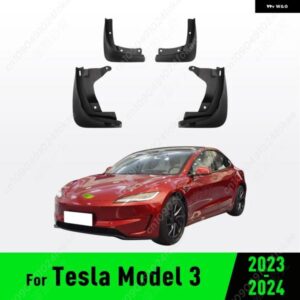 テスラ モデル3 2023-2024 フェンダー マッドガード ガード スプラッシュ カーアクセサリー