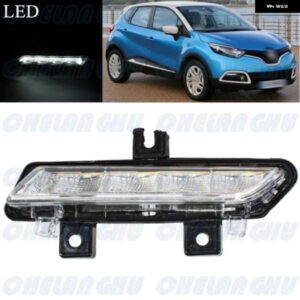 ルノー キャプチャー 2013 - 17 右側フロント バンパー LED DRL デイタイム ランニングライト ランプ 266059367R