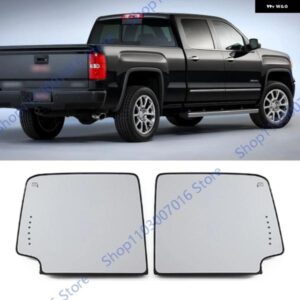 サイドカーミラー シボレー シボレー シルバラード GMC シエラ 2014 - 16 LED バックミラー ガラスレンズ