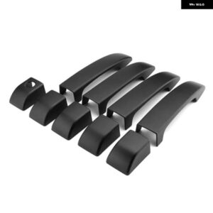 マットブラック ドアハンドル カバー 外装 ドアハンドル トリム ランドローバー レンジローバー L322 2002-2012