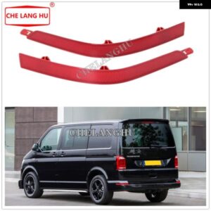 2個 レッド リア左右 バンパー リフレクター テールライト バー ブレーキ パーキング ハザード VW トランスポーター T6 2016 - 19