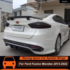 フォード フュージョン モンデオ 2013 14 15 16 17 18 19 20 21 22 セダン リア トランク リッド カースポイラー ウィング ブラックカーボン