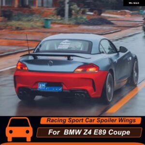 BMW Z4 E89 クーペ リア トランク リッド ダックテール カースポイラー ウィング ABS ブラック カーボン ホワイトカラー 外装