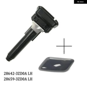 4個 フロント ヘッドライト ウォッシャーノズル ヘッドランプ ジェットカバー 日産 パトロール 2013- 28641-3ZD0A/28642 28658-3ZD1A/28659