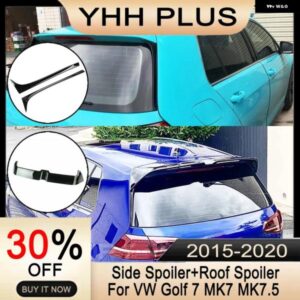 リアルーフスポイラー +リアサイドウィンドウスポイラー VW GOLF 7 GOLF 7.5 MK7 MK7.5 VII 2015-2020 アクセサリー 自動車 外装 パーツ HOT