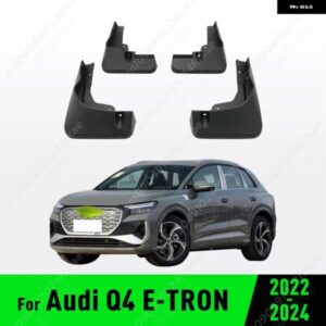 アウディ Q4 E-TRON 2022 2023 2024 フェンダー マッド フラップ スプラッシュガード マッドガード カーアクセサリー