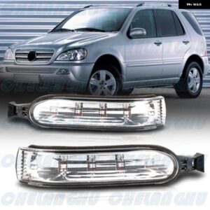 ベンツ W163 ML270 ML400 ML320 ML350 ML430 ML55 ML500 2002 - 05 車用 LED ウィンカーライト ランプ リピーター インジケーター