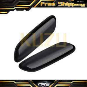 1ペア フロント 左 右 8538153080 8538253040 ヘッドライト ウォッシャー ノズル ポンプ アクチュエーター ブラック カバー 06-08 レクサス IS250 IS300