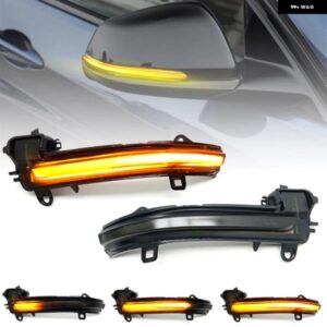 BMW X1 F48 X2 F39 2シリーズ F45 F46 スモークレンズ LEDサイドミラー ランプ アンバー サイドリアビュー ダイナミックウィンカー ライト 2個