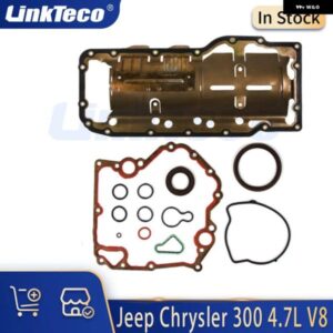 エンジン パーツ アンダー変換ガスケットセット オイルパン 4.7L V8 ガス ラム ダコタ ダッジ ジープ コマンダー グランド チェロキー 4.7L 99-13
