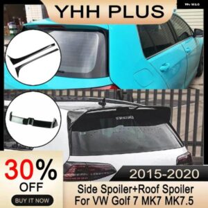 リアルーフサイドウィンドウスポイラー VW GOLF 7 GOLF 7.5 MK7 MK7.5 VII 2015-2020 アクセサリー 自動車 外装 パーツ カー スタイル