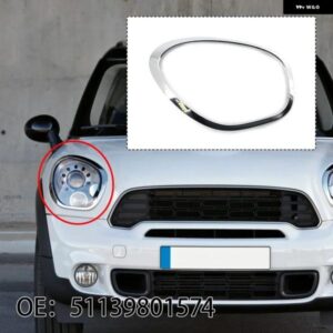 1個 ヘッドライト フレーム ヘッドライト フレーム 51139801574 MINI COOPER R60 11-16 ヘッドライト ベゼル 大型ライト トリム