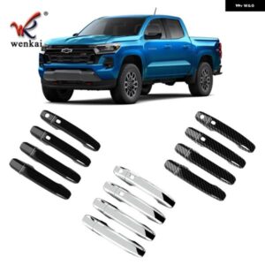 ドアハンドル カバー キャップ ステッカー 2024 シボレー コロラドアクセサリー