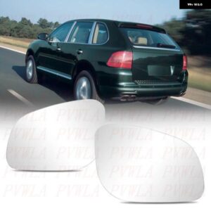 ポルシェ カイエン 2003 - 06 カーアクセサリー バックミラー ガラス ヒーター付き 95573103700 95573103800