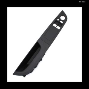 車内 左ハンドル 用席ドア アームレスト ウィンドウスイッチ パネル カバー ハンドル BMW 3シリーズ M3 E92 クーペ 2007-2014 ブラック