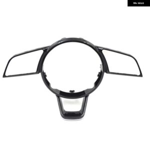 アウディ A4 B9 グロスブラック カー ステアリングホイール ボタン フレーム ステアリングホイール アセンブリ